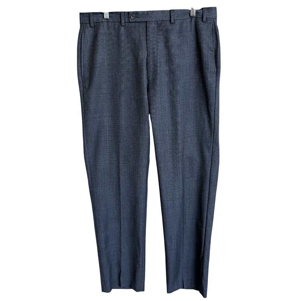 Lauren Ralph Lauren Mens 36x34L 100% Wool Trousers Charcoal Gray Quiet Luxury